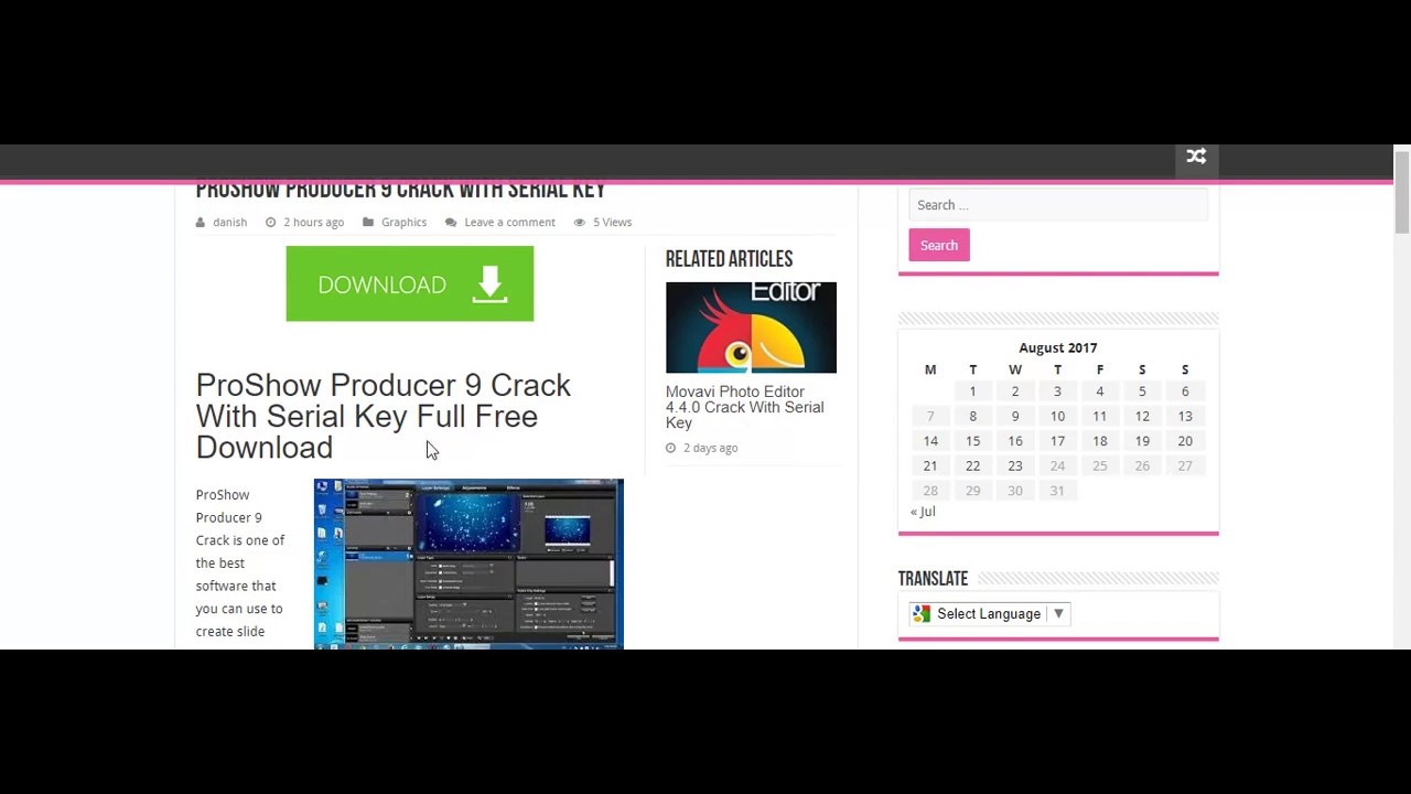 Proshow producer version 9.0.3797 serial